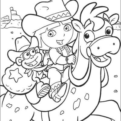 Ourcoloringpage Dora The Explorer 62