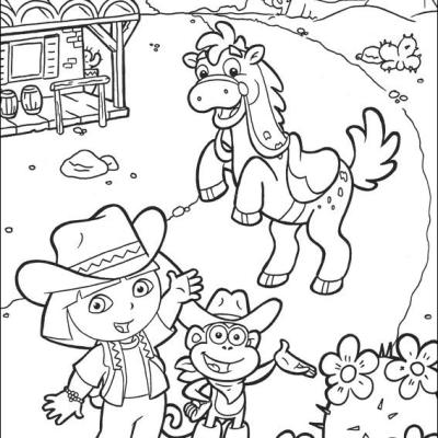 Ourcoloringpage Dora The Explorer 66