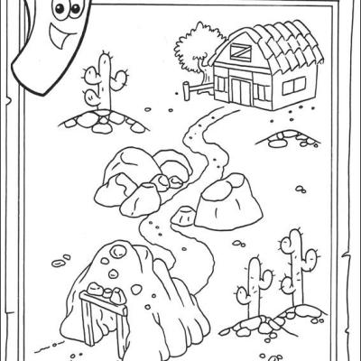 Ourcoloringpage Dora The Explorer 70