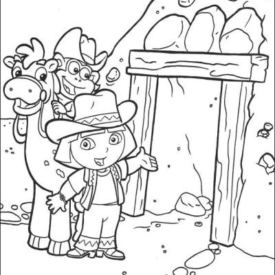 Ourcoloringpage Dora The Explorer 72