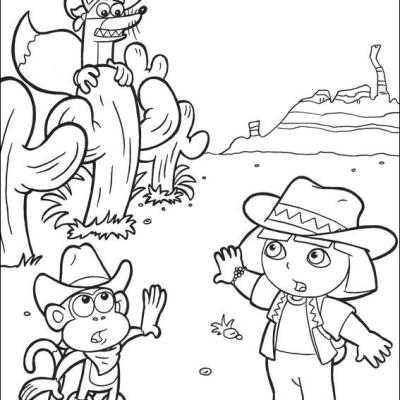 Ourcoloringpage Dora The Explorer 75