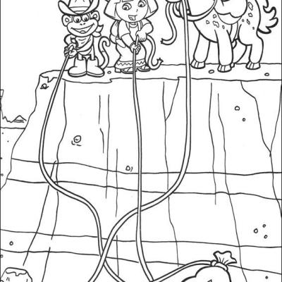 Ourcoloringpage Dora The Explorer 76
