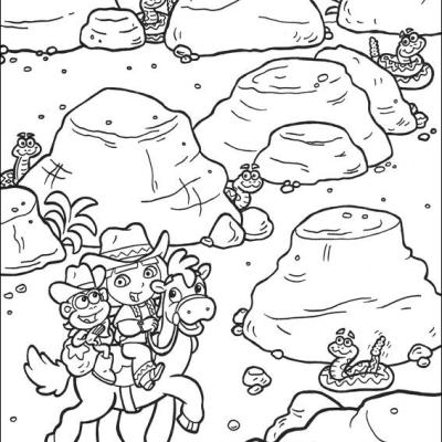 Ourcoloringpage Dora The Explorer 77