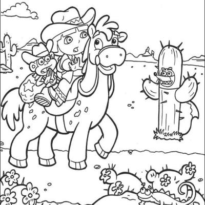 Ourcoloringpage Dora The Explorer 78
