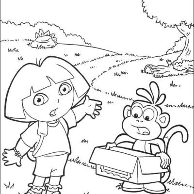 Ourcoloringpage Dora The Explorer 82