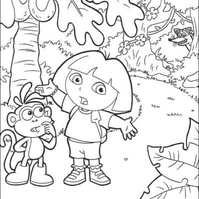 Ourcoloringpage Dora The Explorer 85