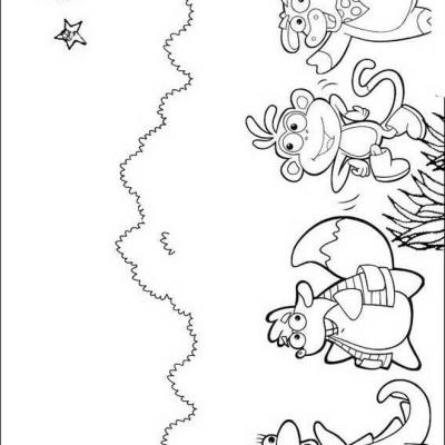 Ourcoloringpage Dora The Explorer 88