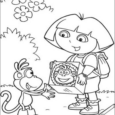 Ourcoloringpage Dora The Explorer 89