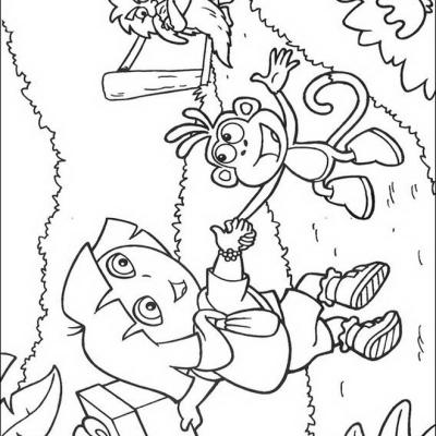 Ourcoloringpage Dora The Explorer 90