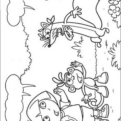 Ourcoloringpage Dora The Explorer 91