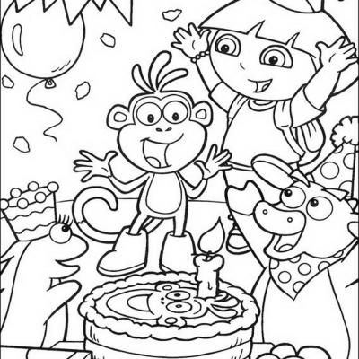 Ourcoloringpage Dora The Explorer 92