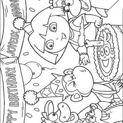 Ourcoloringpage Dora The Explorer 93