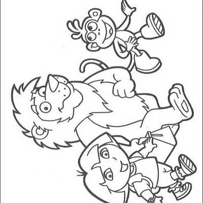 Ourcoloringpage Dora The Explorer 96