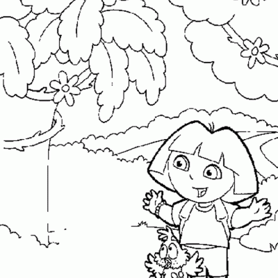 Ourcoloringpage Dora The Explorer 97