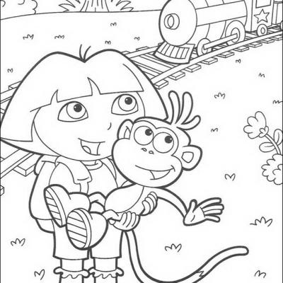 Ourcoloringpage Dora The Explorer 99