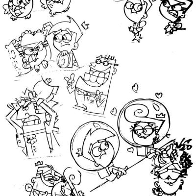 Ourcoloringpage Fairy Old Parents 15