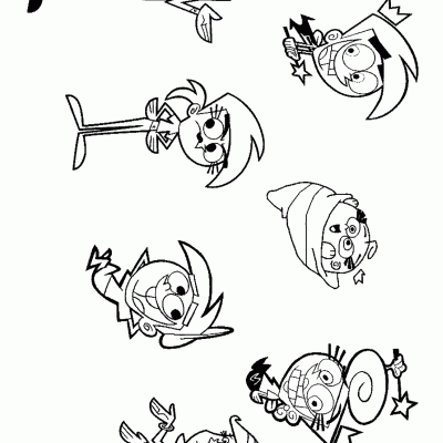 Ourcoloringpage Fairy Old Parents 16