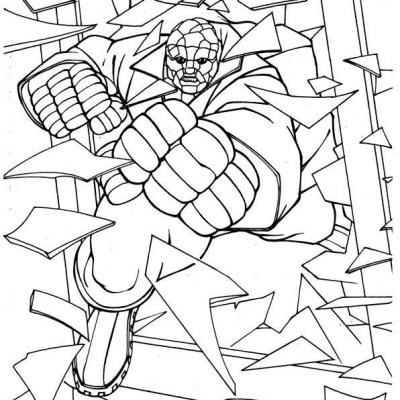 Ourcoloringpage Fantastic Four 13