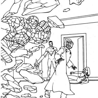 Ourcoloringpage Fantastic Four 21