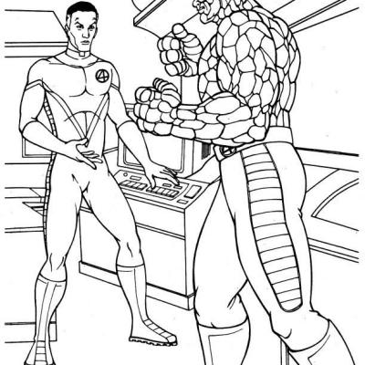 Ourcoloringpage Fantastic Four 22
