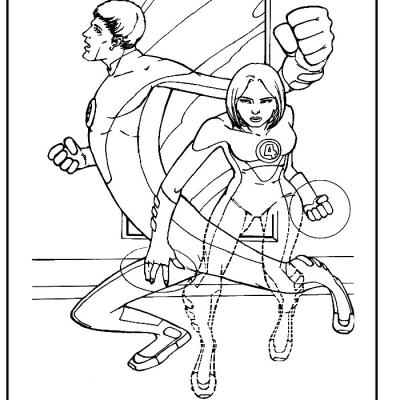Ourcoloringpage Fantastic Four 33