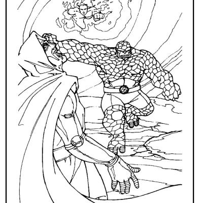 Ourcoloringpage Fantastic Four 39