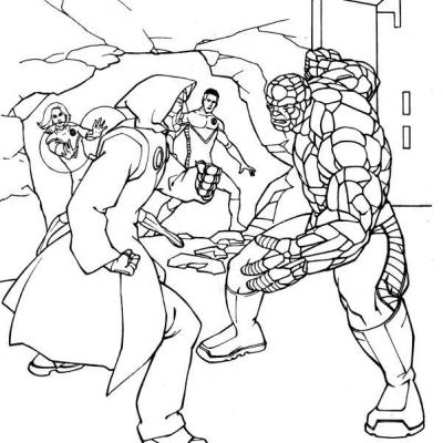 Ourcoloringpage Fantastic Four 3