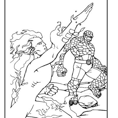 Ourcoloringpage Fantastic Four 41