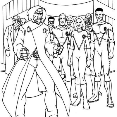 Ourcoloringpage Fantastic Four 6