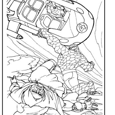 Ourcoloringpage Fantastic Four 8