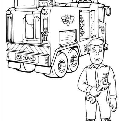 Ourcoloringpage Fireman Sam 12