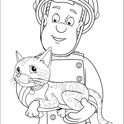 Ourcoloringpage Fireman Sam 19