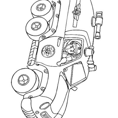 Ourcoloringpage Fireman Sam 1