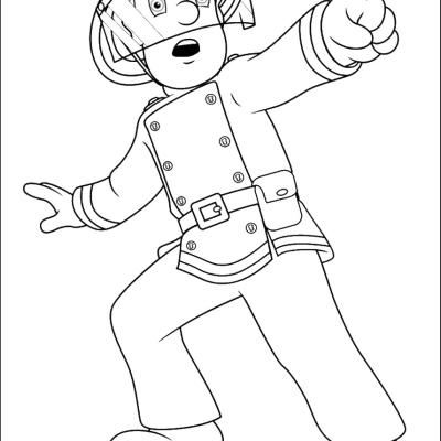 Ourcoloringpage Fireman Sam 24