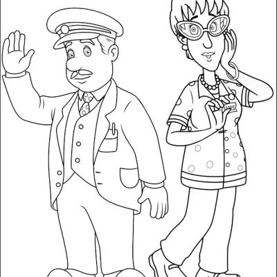 Ourcoloringpage Fireman Sam 27