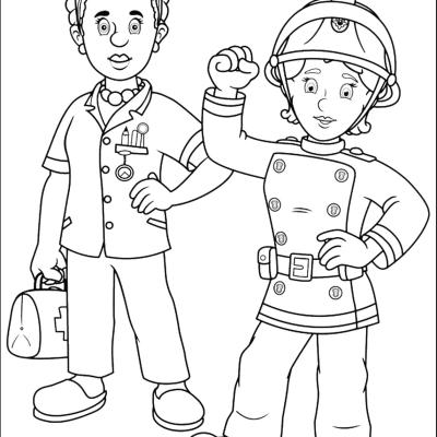 Ourcoloringpage Fireman Sam 28