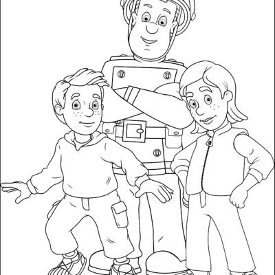 Ourcoloringpage Fireman Sam 29