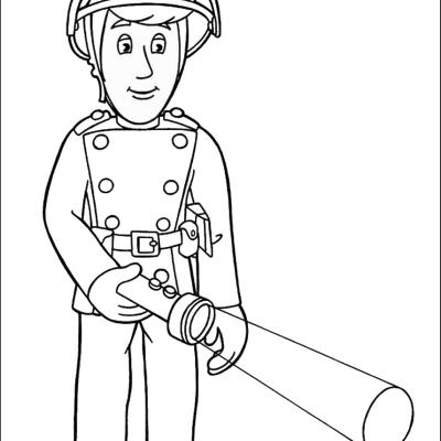 Ourcoloringpage Fireman Sam 4