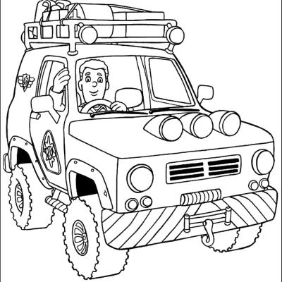 Ourcoloringpage Fireman Sam 6