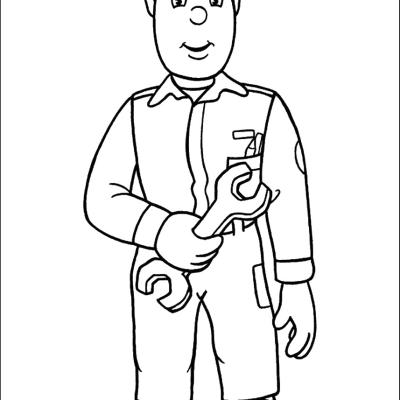 Ourcoloringpage Fireman Sam 7