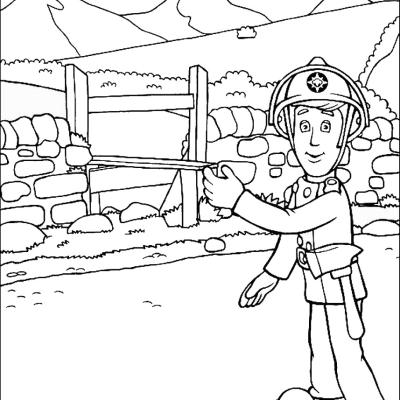 Ourcoloringpage Fireman Sam 8