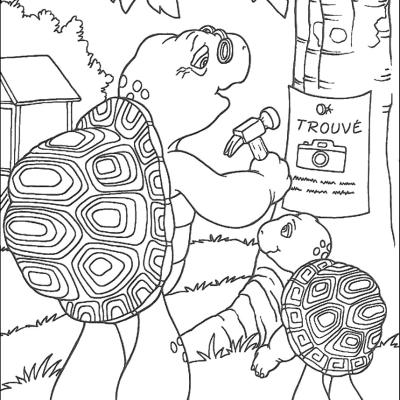 Ourcoloringpage Franklin The Turtle 16