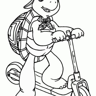 Ourcoloringpage Franklin The Turtle 1