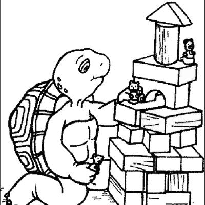 Ourcoloringpage Franklin The Turtle 27
