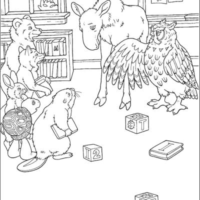 Ourcoloringpage Franklin The Turtle 36
