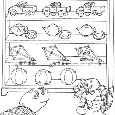 Ourcoloringpage Franklin The Turtle 7