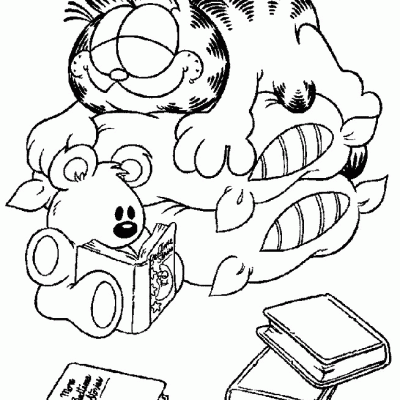 Ourcoloringpage Garfield 12