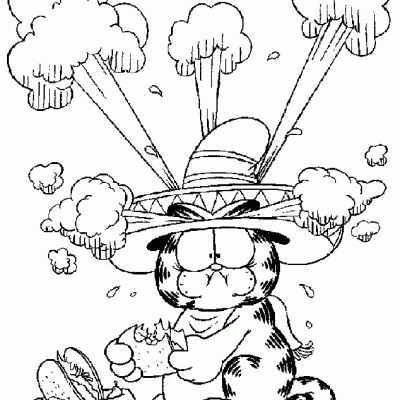 Ourcoloringpage Garfield 15