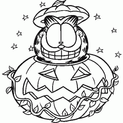 Ourcoloringpage Garfield 19