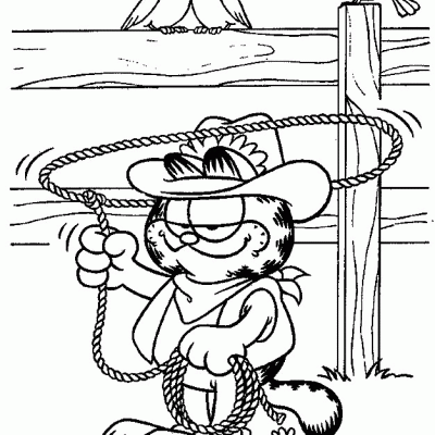 Ourcoloringpage Garfield 4